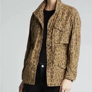 FRAME Animal Print Jacket